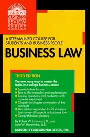 Cover of: Law