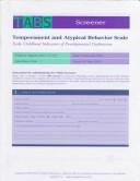 Cover of: Temperament and Atypical Behavior Scale: Early Childhood Indicators of Developmental Dysfunction