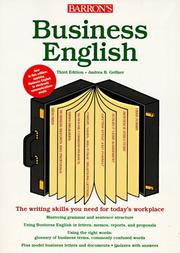 Cover of: Business English by Andrea B. Geffner