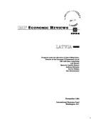 Cover of: Imf Economic Reviews: Latvia (No. 10) (IMF Economic Reviews,)