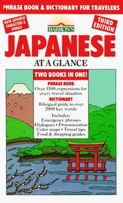 Cover of: Japanese at a glance by Nobuo Akiyama