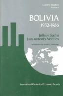 Cover of: Bolivia: 1952-1986