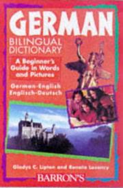 Cover of: German bilingual dictionary by Gladys C. Lipton