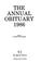 Cover of: The Annual obituary