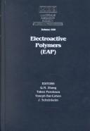 Cover of: Electroactive Polymers (Eap): Symposium Held November 29-December 1, 1999, Boston, Massachusetts, U.S.A. (Materials Research Society Symposia Proceedings, V. 600.)