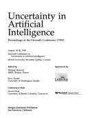 Cover of: Uncertainty Proceedings 1995