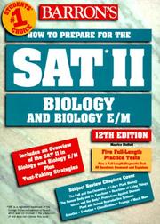 Cover of: How to prepare for the SAT II, biology and biology E/M by Maurice Bleifeld