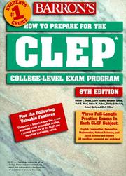 Cover of: How to prepare for the CLEP, College-Level Examination Program general examinations