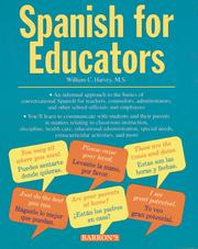 Cover of: Spanish for Educators