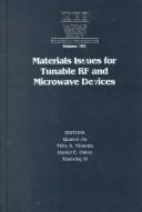 Cover of: Materials Issues for Tunable Rf and Microwave Devices by Mass.) Materials Research Society Meeting (2000 Boston