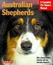 Cover of: Australian shepherds by D. Caroline Coile