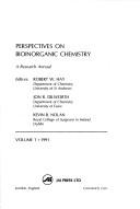 Cover of: Perspectives on Bioinorganic Chemistry, Volume 1, First Edition (Perspectives on Bioinorganic Chemistry)