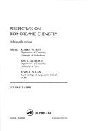 Cover of: Perspectives on Bioinorganic Chemistry, Volume 1, First Edition (Perspectives on Bioinorganic Chemistry) by 