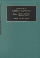 Cover of: Advances in Austrian Economics: 1995 (Advances in Austrian Economics, Pts. A & B)