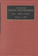 Cover of: Advances in Applied Lipid Research
