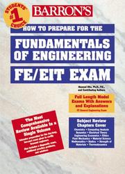 Cover of: Barron's How to Prepare for the Fundamentals of Engineering Fe/Eit Exam