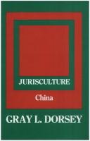 Cover of: Jurisculture by Gray L. Dorsey