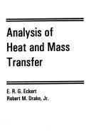 Cover of: Analysis Of Heat And Mass Transfer by Eckert & D