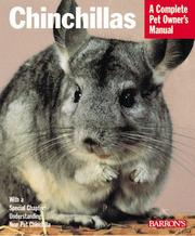 Cover of: Chinchillas by Maike Röder-Thiede