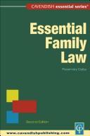 Cover of: Essential Family Law (Essential)