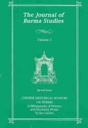 Cover of: Chinese Historical Sources on Burma