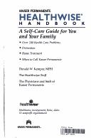 Cover of: Healthwise Handbook (Kaiser Permanente) (A Self-Care Guide for You and Your Family)