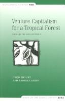 Cover of: Venture Capitalism For A Tropical Forest: Cocoa In The Mata Atlantica December 2003 (Worldwatch Paper)