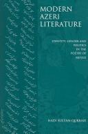 Cover of: Modern Azeri Literature by Hadi Sultan-Qurraie