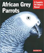 Cover of: African Grey Parrots by Maggie Wright