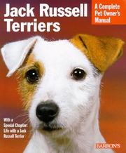 Cover of: Jack Russell Terriers Complete Owner's Manual