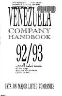 Cover of: Venezuela Company Handbook 92/93 (Venezuela Company Handbook)