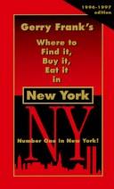 Cover of: Gerry Frank's Where to Find It, Buy It, Eat It in  New York, 1995-1996