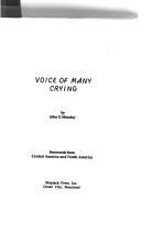 Cover of: Voice of Many Crying by John S. Munday, John S. Munday