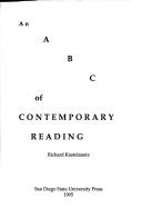 Cover of: An ABC of contemporary reading