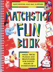 Cover of: Matchstick Fun Book