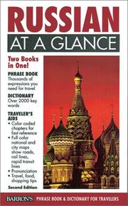 Cover of: Russian at a glance by Thomas R. Beyer
