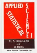 Cover of: Applied Statistical Science, I