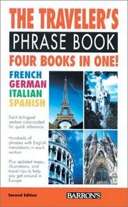 Cover of: The traveler's phrase book