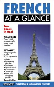 Cover of: French at a Glance by Gail Stein