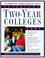 Cover of: Peterson's guide to two-year colleges.