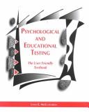 Cover of: Psychological & Educational Testing by Lynn McCutcheon