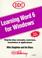 Cover of: Learning Word 6 for Windows