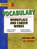 Cover of: Workplace and Career (Vocabulary in Context)