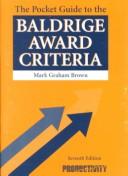 Cover of: Pocket Guide Baldrige 7E ) (Quality Management)
