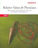 Cover of: Relative Values for Physicians 2007 (Relative Values for Physicians)