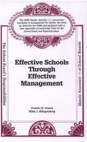 Cover of: Effective Schools Through Effective Management
