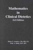 Cover of: Mathematics in Clinical Dietetics