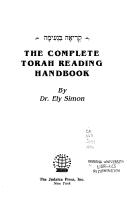 Cover of: Complete Torah Reading Handbook W/Tape by Ely Simon