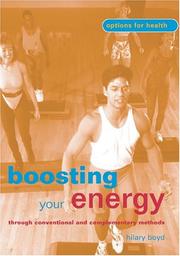 Cover of: Boosting Your Energy (Options for Health)