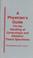 Cover of: A Physician's Guide For The Handling Of Gynecologic And Obstetric Tissue Specimens